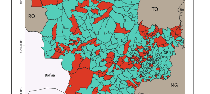 Mapas da Dinâmica Populacional na Região Centro-Oeste: análise das unidades federativas com base no Censo de 2022.