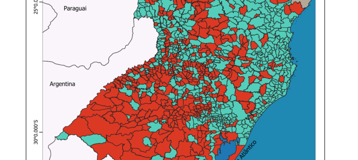 Mapas da dinâmica populacional e reconfiguração socioespacial no Brasil  – PR – SC- RS e MT (Censo Demográfico de 2022)